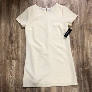 Lulu's Ivory T-Shirt Dress